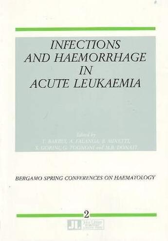 Couverture du livre « Infection An Hemorr Leuke » de Barbui aux éditions John Libbey