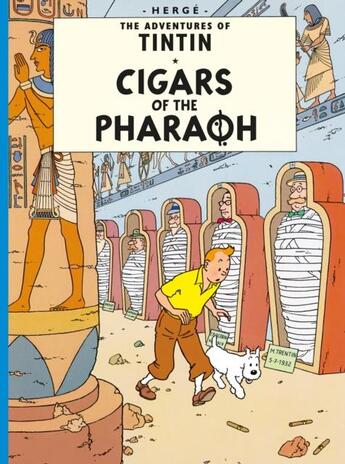 Couverture du livre « Cigars of the pharaoh » de Herge aux éditions Casterman