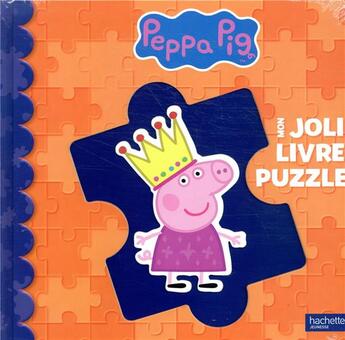 Couverture du livre « Peppa pig- mon joli livre puzzle » de  aux éditions Hachette Jeunesse