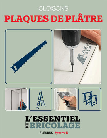 Couverture du livre « Portes, cloisons & isolation : cloisons - plaques de plâtre » de Nicolas Vidal et Francois Roebben et Bruno Guillou et Nicolas Sallavuard aux éditions Fleurus