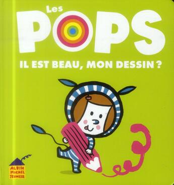 Couverture du livre « Il est beau, mon dessin ? » de Juliette Vallery et Tristan Mory aux éditions Albin Michel Jeunesse