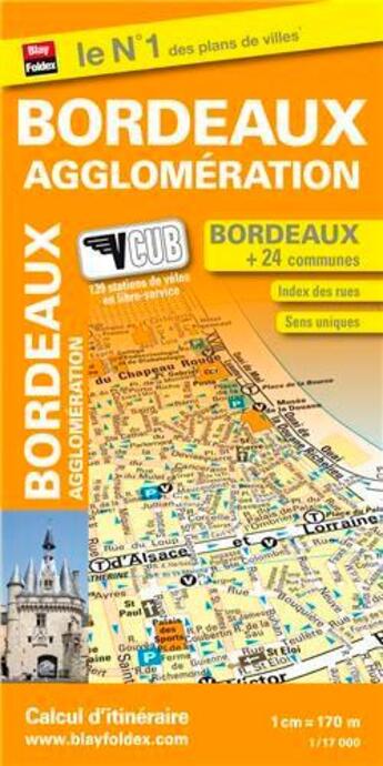 Couverture du livre « Bordeaux agglomération » de  aux éditions Blay Foldex