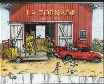 Couverture du livre « La tornade » de Arthur Geisert aux éditions Editions Des Elephants