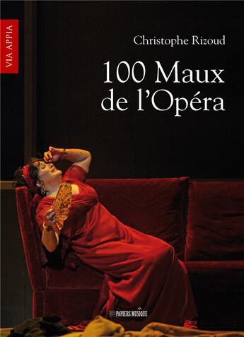 Couverture du livre « 100 maux de l'opéra » de Christophe Rizoud aux éditions Papiers Musique