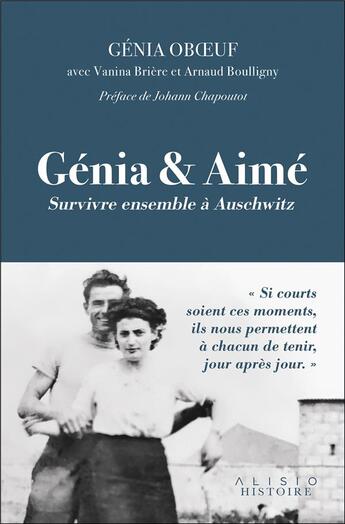 Couverture du livre « Genia & Aimé » de Vanina Briere et Genia Oboeuf aux éditions Alisio