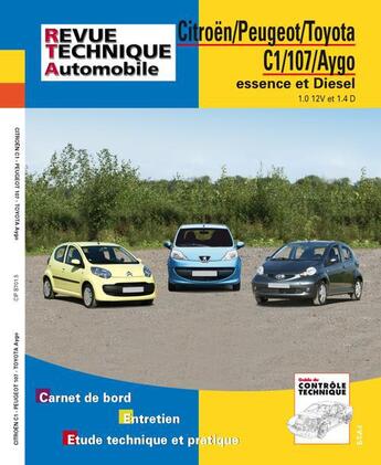 Couverture du livre « RTA b701.5 c1/107/aygo 1.0 12v + 1,4 HDI » de Etai aux éditions Etai