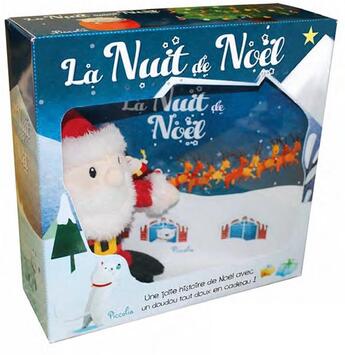 Couverture du livre « Coffret livre et peluche noel/coffret livre et peluche noel » de Piccolia aux éditions Piccolia