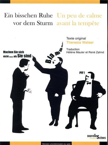 Couverture du livre « Ein bisschen ruhe vor dem sturm / un peu de calme avant la tempête » de Walser Theresia aux éditions Pu Du Midi