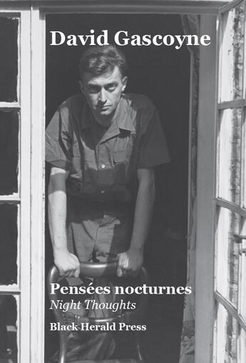 Couverture du livre « Pensées nocturnes » de David Gascoyne aux éditions Black Herald Press