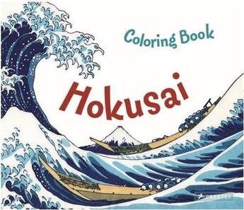 Couverture du livre « Colouring book hokusai » de Krause Marie aux éditions Prestel