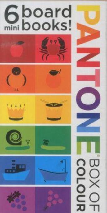 Couverture du livre « Pantone box of colour - includes 6 mini board books » de Pantone aux éditions Abrams Us