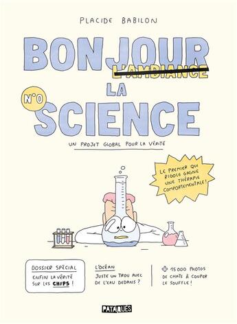 Couverture du livre « Bonjour la science » de Placide Babilon aux éditions Delcourt