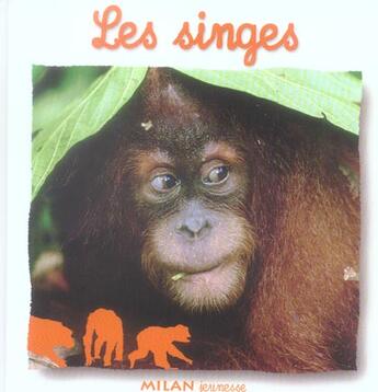 Couverture du livre « Singes (les ) » de Scheidhauer-Fradin N aux éditions Milan