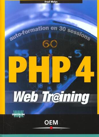 Couverture du livre « PHP 4 : Web training » de Melys Fred aux éditions Eyrolles