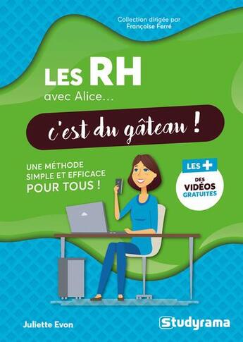 Couverture du livre « Les RH avec Alice, c'est du gâteau ! » de Evon Juliette aux éditions Studyrama