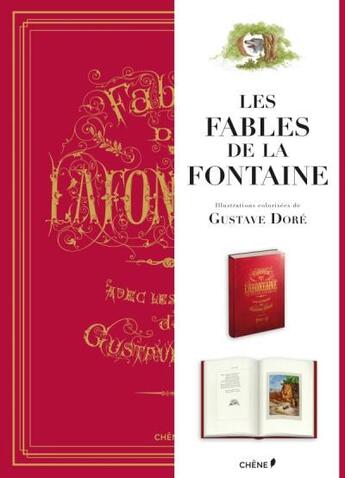 Couverture du livre « Les fables de La Fontaine » de Jean De La Fontaine et Gustave Dore aux éditions Chene