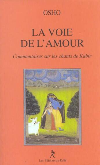 Couverture du livre « La voie de l'amour » de Osho aux éditions Relie