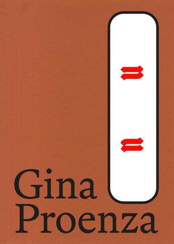 Couverture du livre « Gina Proenza » de Nicole Schweizer et Nicolas Brulhart et Sabrina Tarasoff et Salome Hohl aux éditions Jrp / Ringier