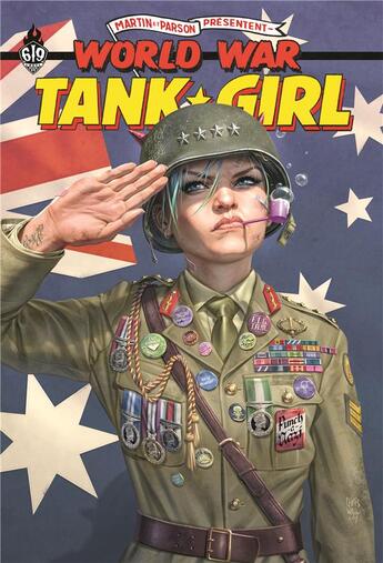 Couverture du livre « Tank Girl Tome 11 : world war » de Alan Martin et Brett Parson aux éditions Ankama