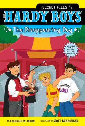 Couverture du livre « The Disappearing Dog » de Franklin W. Dixon aux éditions Aladdin