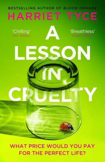 Couverture du livre « A LESSON IN CRUELTY » de Harriet Tyce aux éditions Hachette