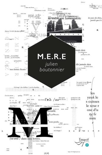 Couverture du livre « M.e.r.e » de Julien Boutonnier aux éditions Publie.net