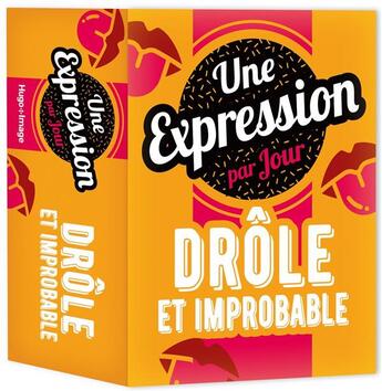 Couverture du livre « Une expression drôle et improbable par jour (édition 2020) » de  aux éditions Hugo Image