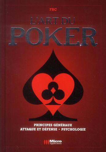 Couverture du livre « L'art du poker » de  aux éditions Ma