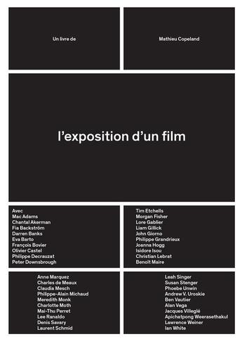 Couverture du livre « L'exposition d'un film » de Mathieu Copeland et Lore Gablier aux éditions Les Presses Du Reel