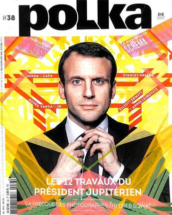 Couverture du livre « Polka n 38 les 12 travaux du president jupiterien juin 2017 » de  aux éditions Polka