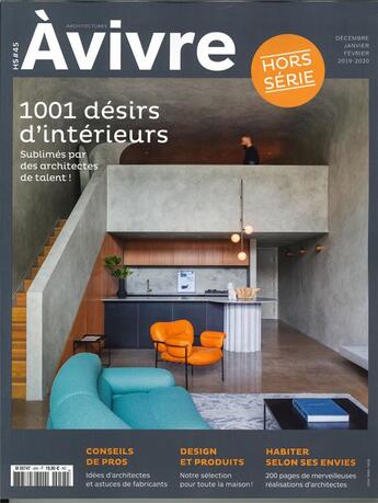 Couverture du livre « Architectures a vivre hs n 45 1001 desirs d'interieurs - decembre 2019/janvier/fevrier 2020 » de  aux éditions Architectures A Vivre