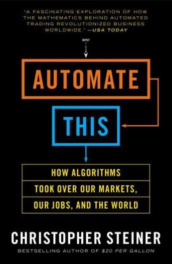 Couverture du livre « Automate This » de Steiner Christopher aux éditions Penguin Group Us