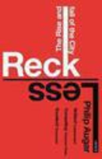 Couverture du livre « Reckless » de Augar Philip aux éditions Random House Digital