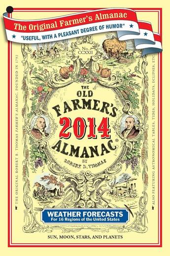 Couverture du livre « The Old Farmer's Almanac 2014 » de Almanac Old Farmer'S aux éditions Ofa