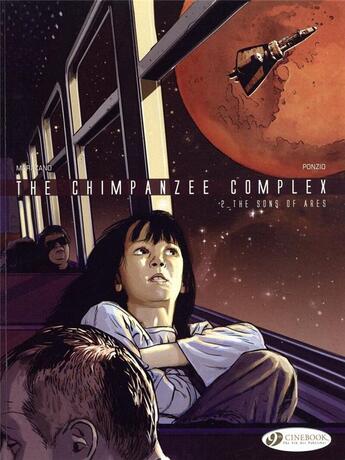 Couverture du livre « The chimpanzee complex t.2 ; the sons of Ares » de Jean-Michel Ponzio et Richard Mazarano aux éditions Cinebook