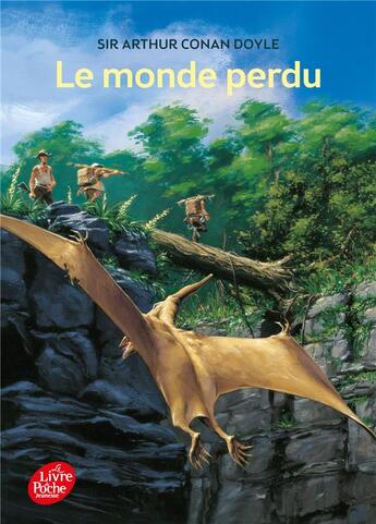 Couverture du livre « Le monde perdu » de Arthur Conan Doyle aux éditions Le Livre De Poche Jeunesse