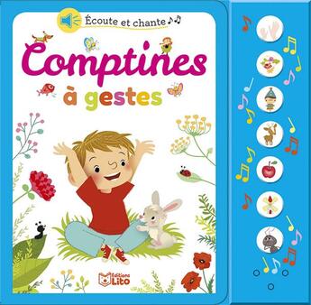 Couverture du livre « Comptines à gestes » de  aux éditions Lito