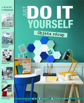 Couverture du livre « Just do it yourself ; objets récup » de Anisbee et Charlotte Coing-Roy aux éditions Le Temps Apprivoise