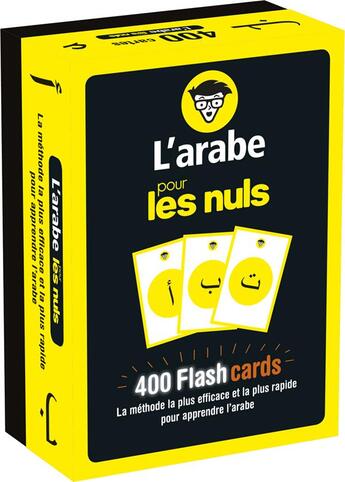 Couverture du livre « Flashcards l'arabe pour les nuls » de Abou Fakher Alma aux éditions First