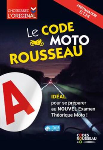 Couverture du livre « Code Rousseau ; moto (édition 2020) » de  aux éditions Codes Rousseau