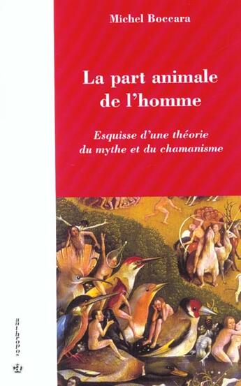 Couverture du livre « La part animale de l'homme ; esquisse d'une théorie du mythe et chamanisme » de Michel Boccara aux éditions Economica