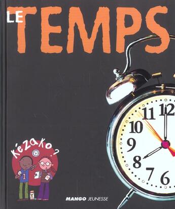 Couverture du livre « Le temps » de Zeitoun/Allen aux éditions Mango