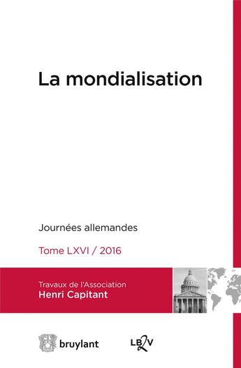 Couverture du livre « Journées internationales de l'association Henri Capitant » de  aux éditions Bruylant