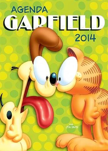 Couverture du livre « Garfield : agenda (édition 2014) » de Jim Davis aux éditions Presses Aventure