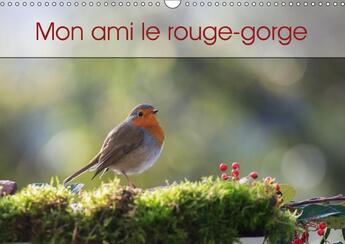 Couverture du livre « Mon ami le rouge gorge calendrier mural 2018 din a3 horizont - une annee de la vie du rouge g » de Brosseau Matoss aux éditions Calvendo