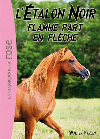 Couverture du livre « L'étalon noir t.12 ; Flamme part en flèche » de Walter Farley et Steven Farley aux éditions Hachette Jeunesse