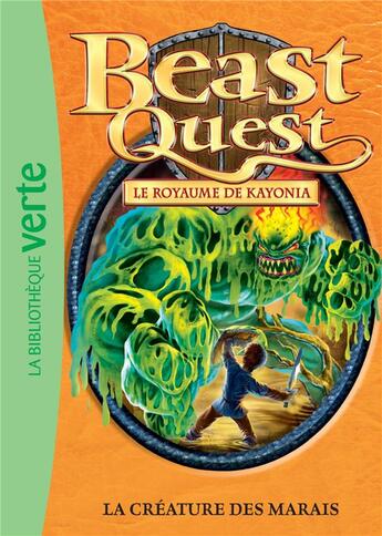 Couverture du livre « Beast Quest Tome 38 : la créature des marais » de Adam Blade aux éditions Hachette Jeunesse