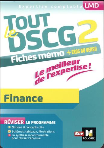 Couverture du livre « Tout le DSCG 2 ; finance » de Arnaud Thauvron et Annaick Guyvarc'H et Alain Burlaud aux éditions Foucher