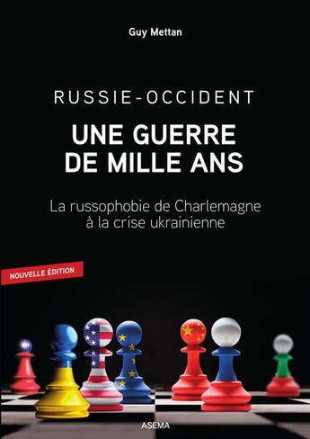 Couverture du livre « Russie-Occident: une guerre de mille a » de Guy Mettan aux éditions Thebookedition.com