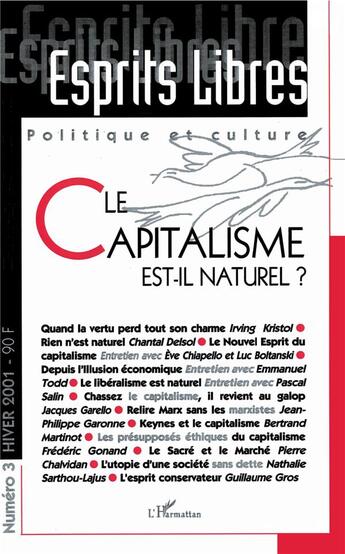 Couverture du livre « Le capitalisme est-il naturel » de  aux éditions L'harmattan